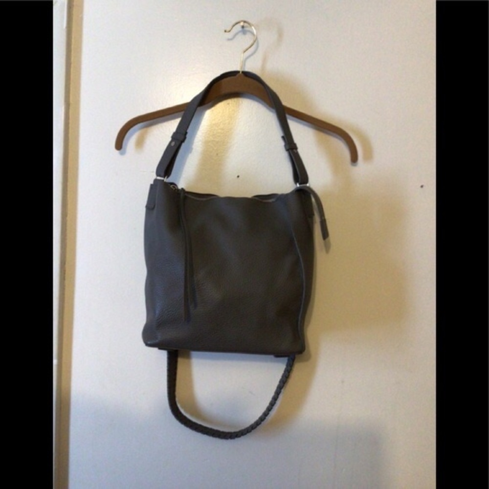 All Saints Kita grained leather bag